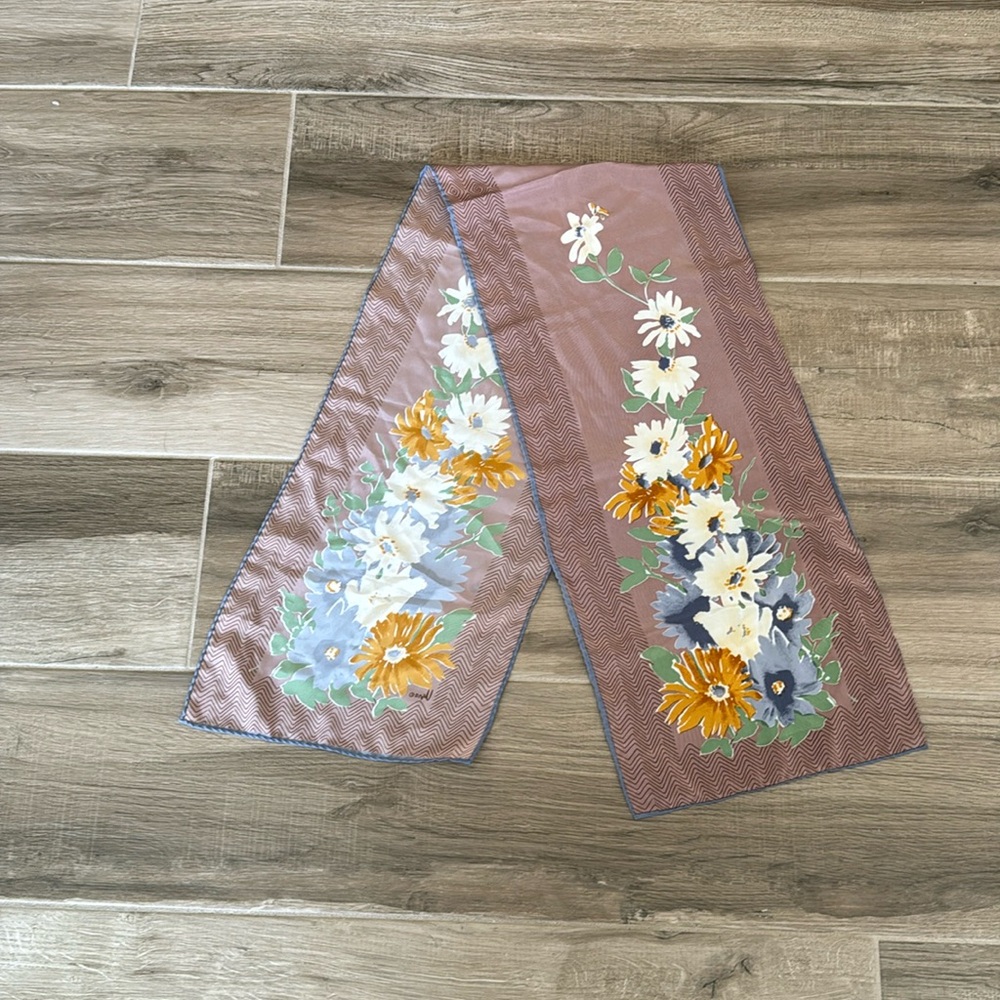 Vintage Vera Neumann floral scarf
